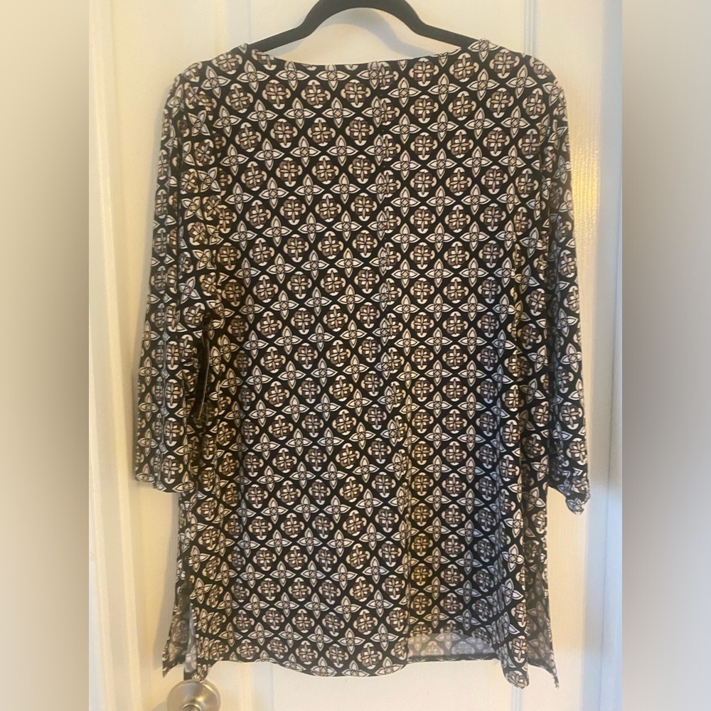 JM collection women’s petite blouse size-L - Picture 4 of 4